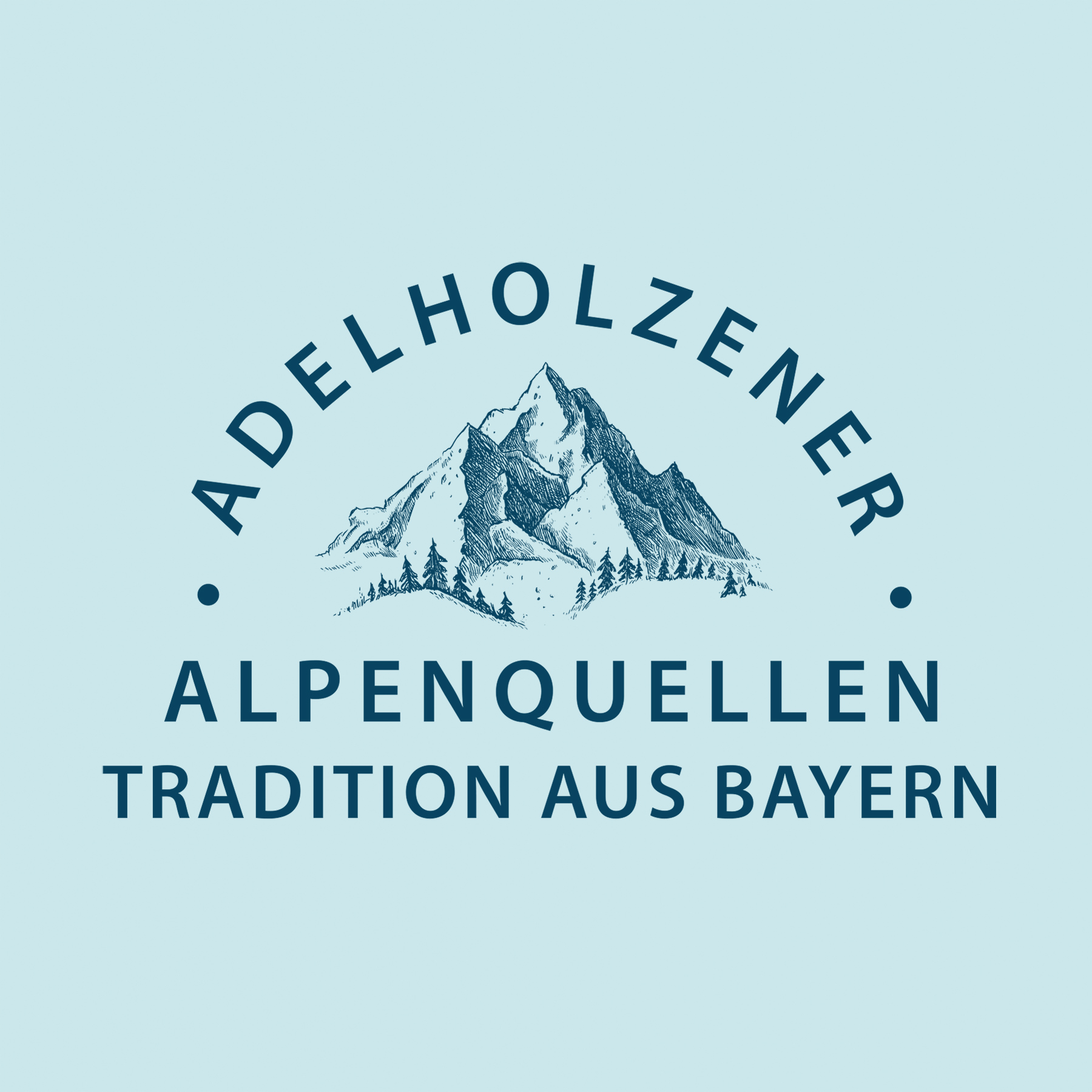 Logo der Adelholzener Alpenquellen, Tradition aus Bayern