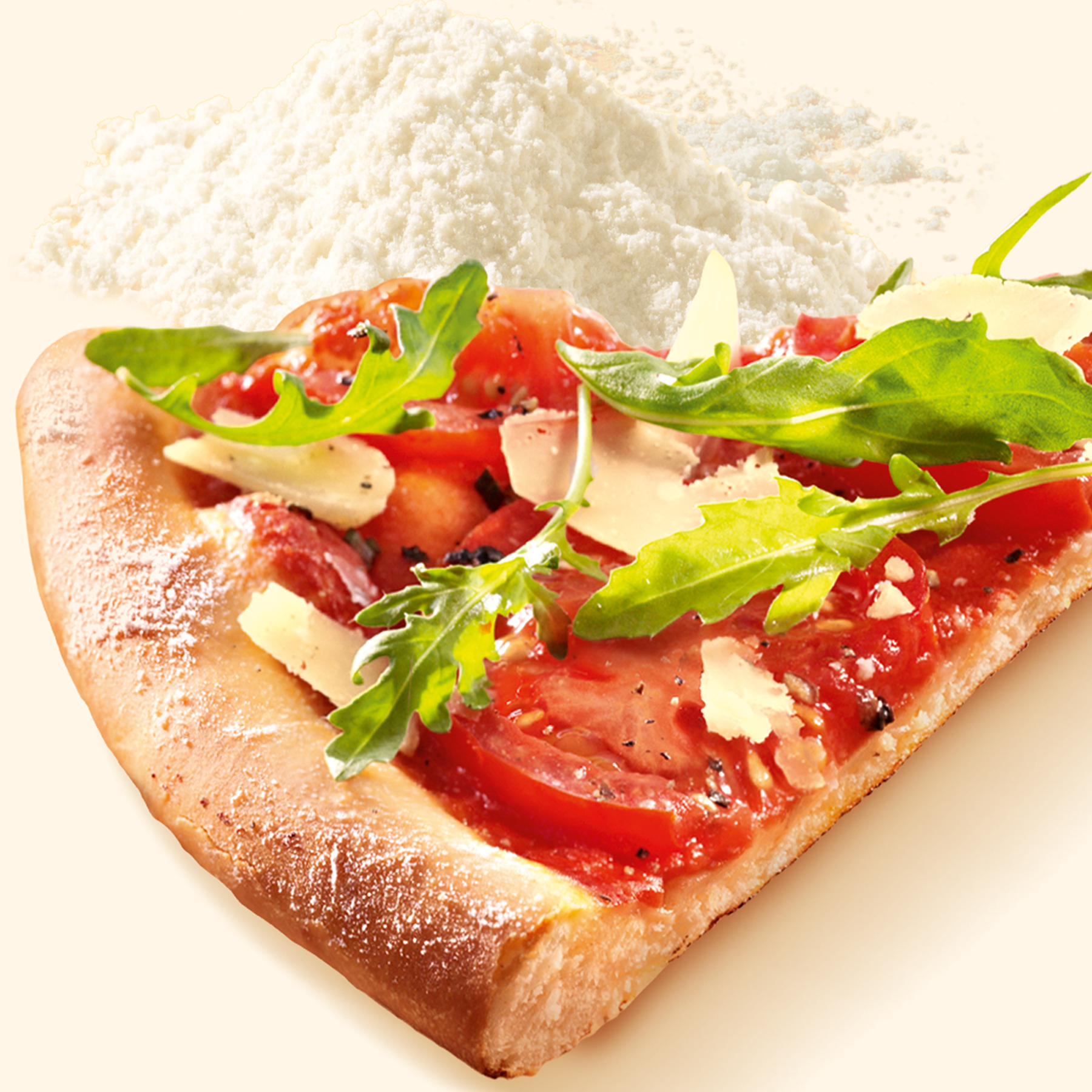 Leckeres Stück Pizza, Aurora Mehl