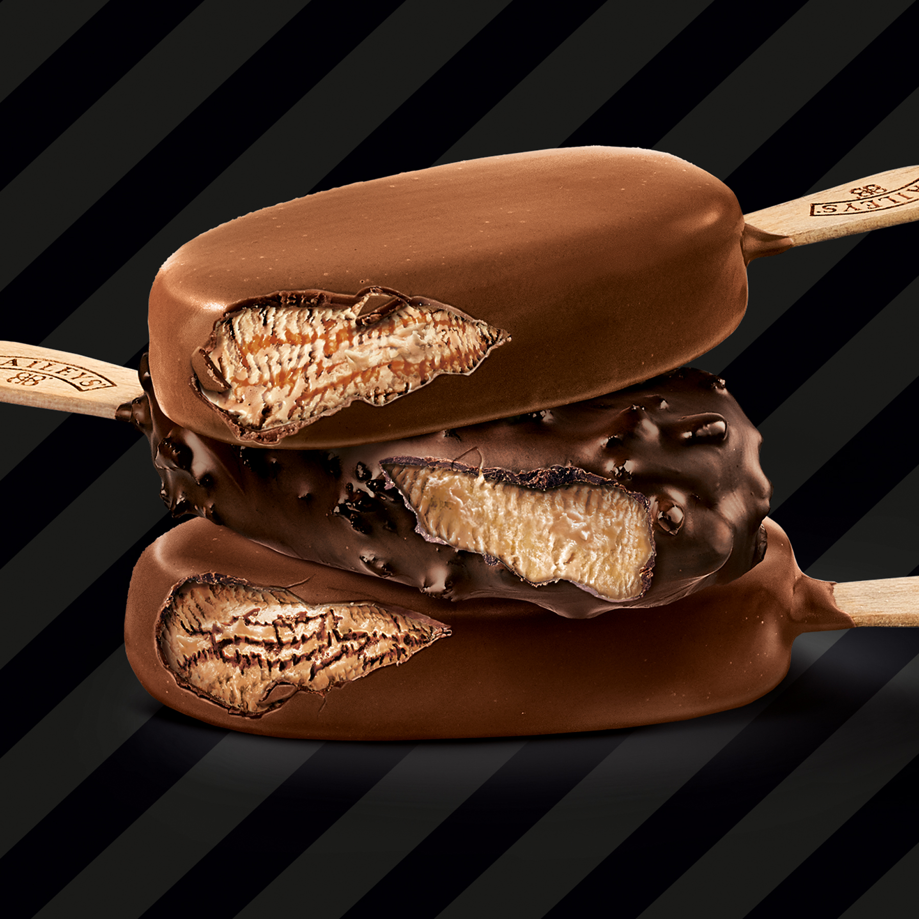 Drei Eis am Stiel, Baileys Eis Food Photography