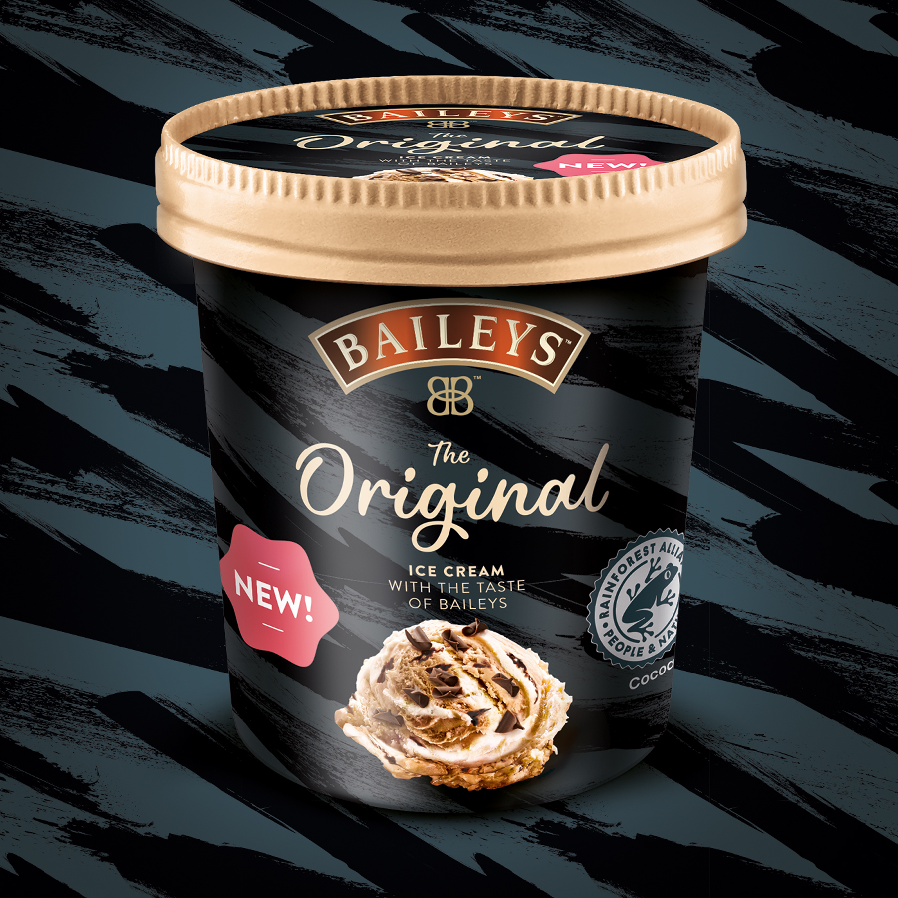 Verpackungsdesign Packshot von Baileys The Original Ice Cream