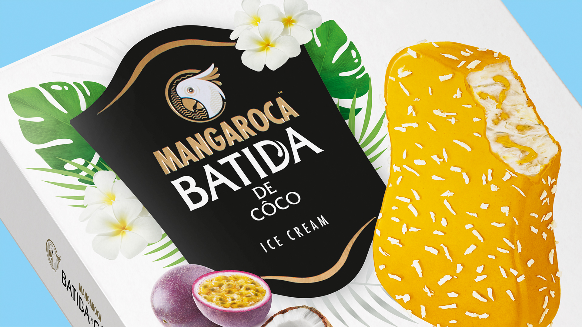 Verpackungsdesign Mangaroca batida De Coco Eis