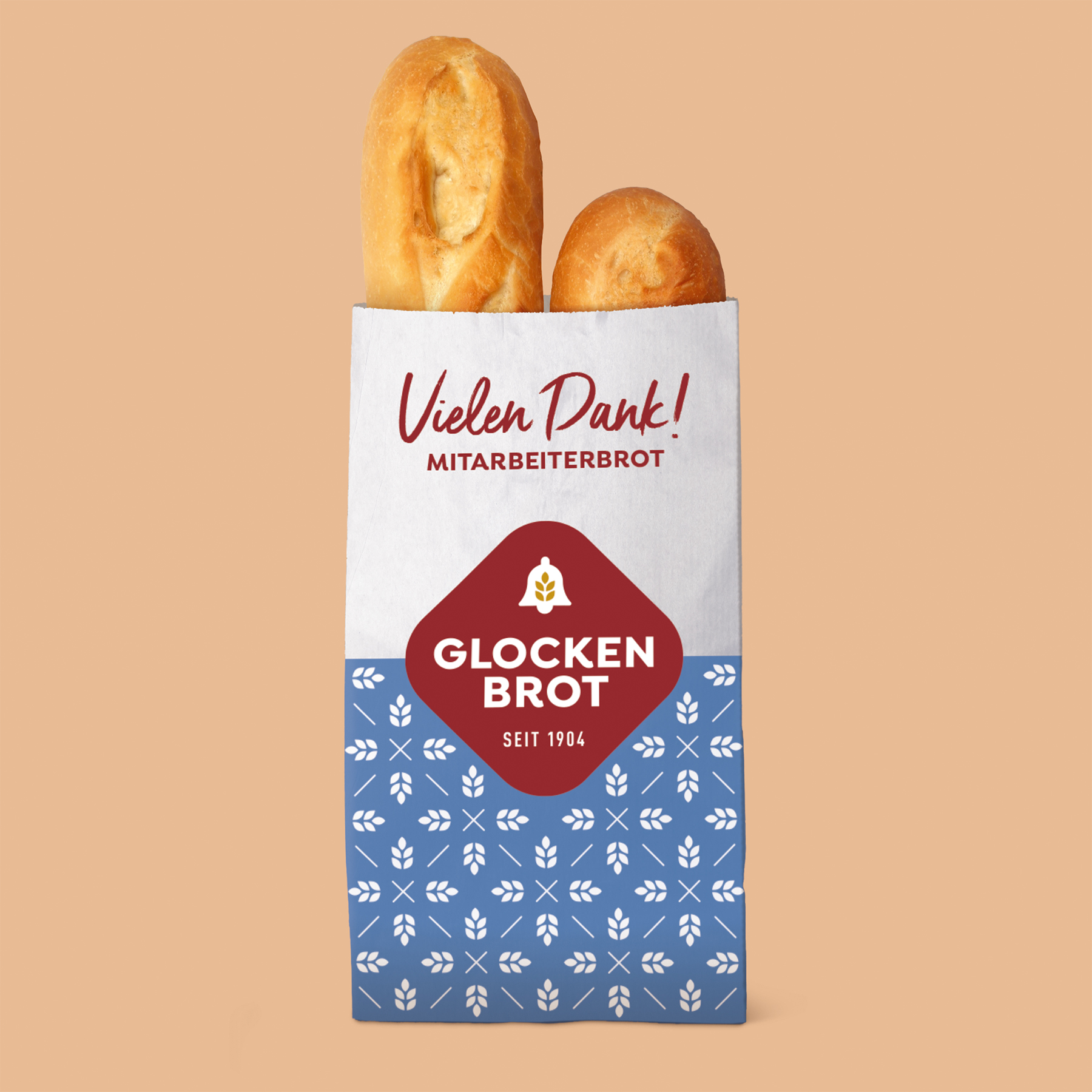 Brottüte im neuen Corporate Design von Packaging Design Agentur HAJOK.