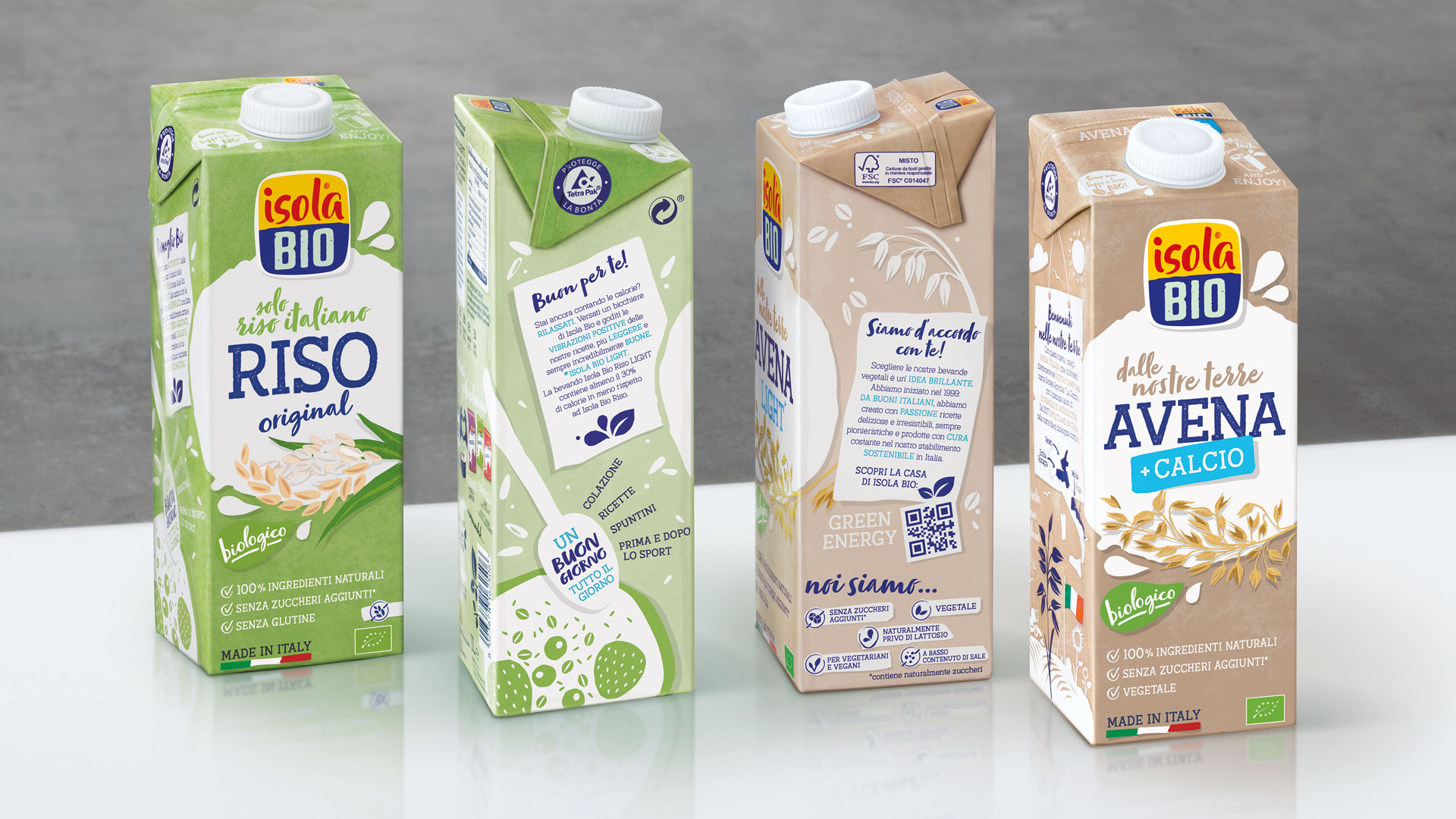isola Bio Verpackungsdesign Packshots Rundumgestaltung