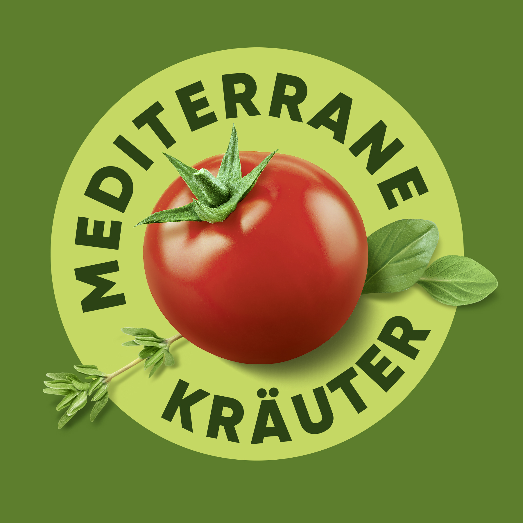Detail des Kühne Spice it up Packagings - Mediterrane Kräuter