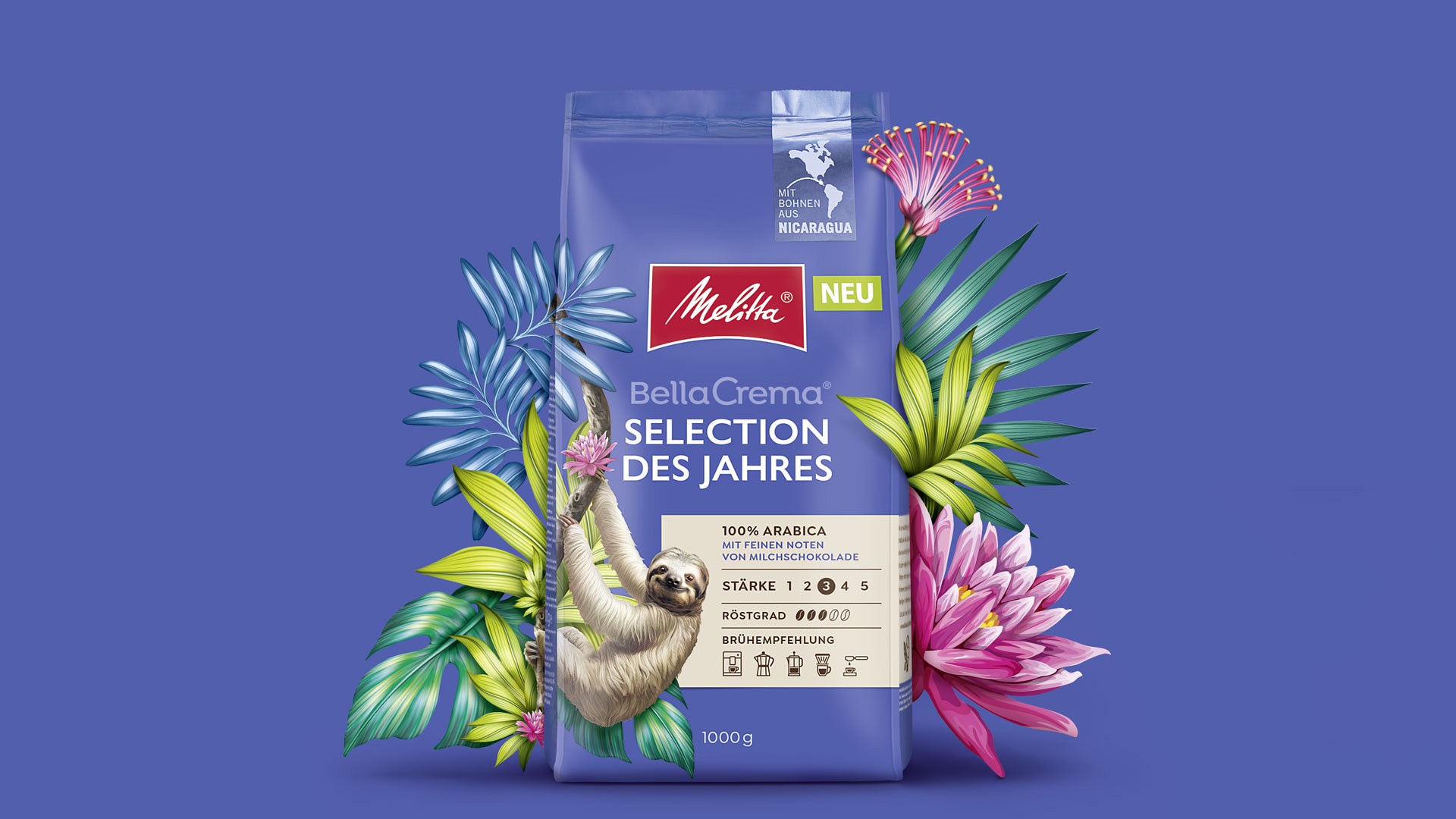 Melitta Bella Crema Selection des Jahres Verpackungsdesign