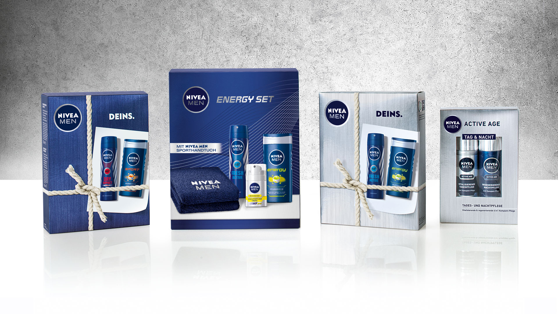 Nivea Men Bundle Verpackungsdesign