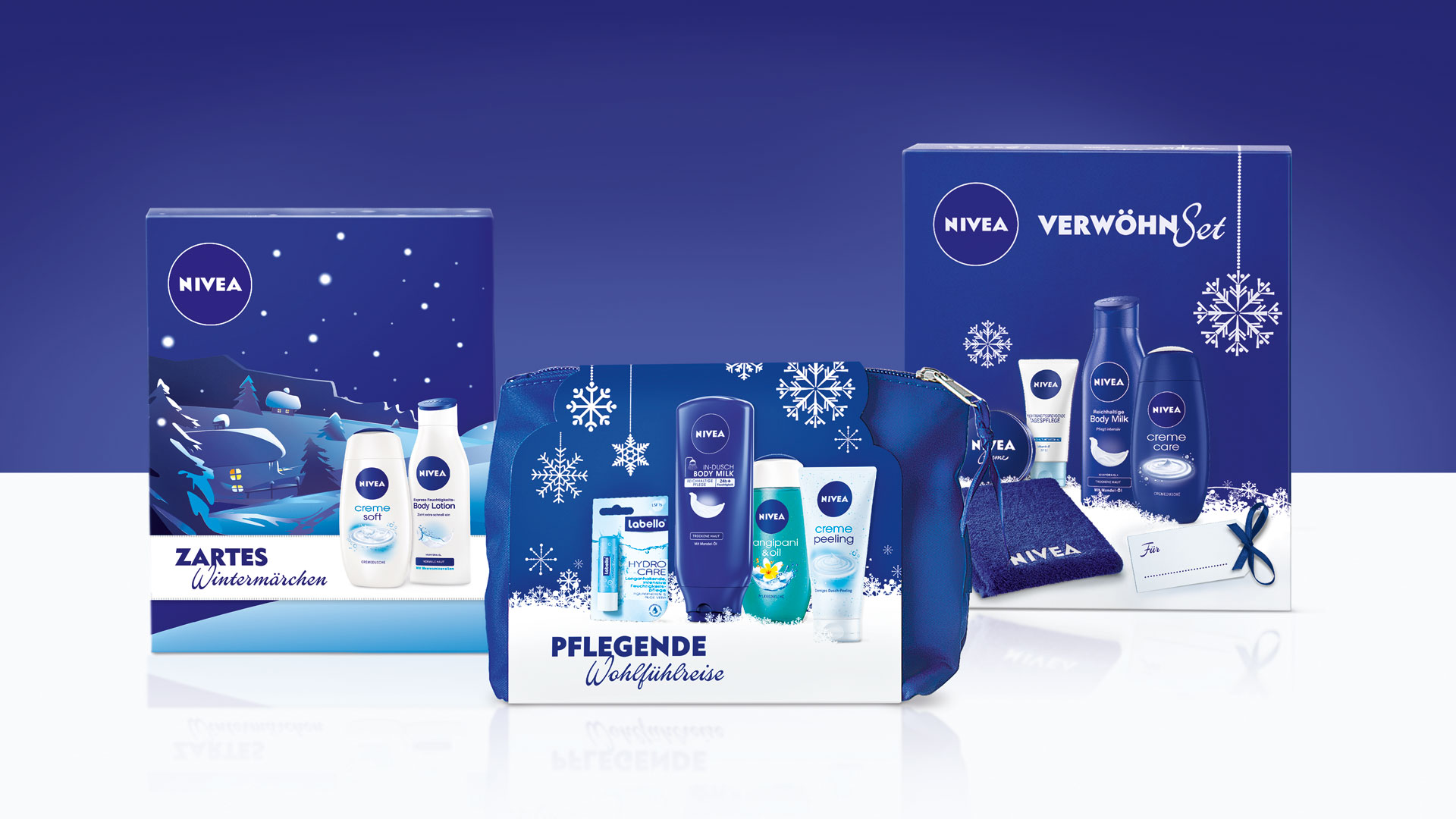 Nivea Winter Edition Verpackungsdesign