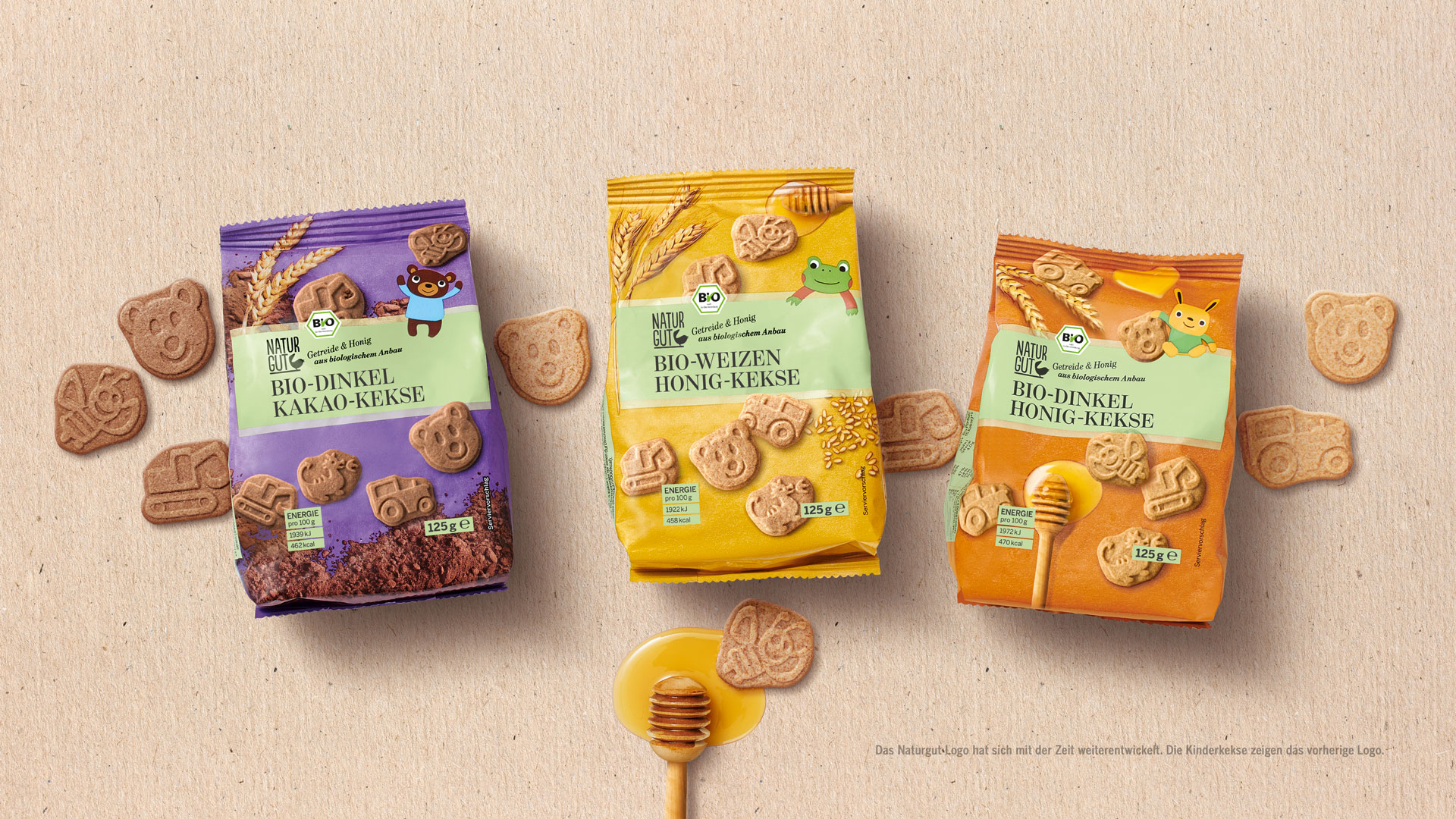 Verpackungsdesign für Penny Naturgut Bio-Kekse