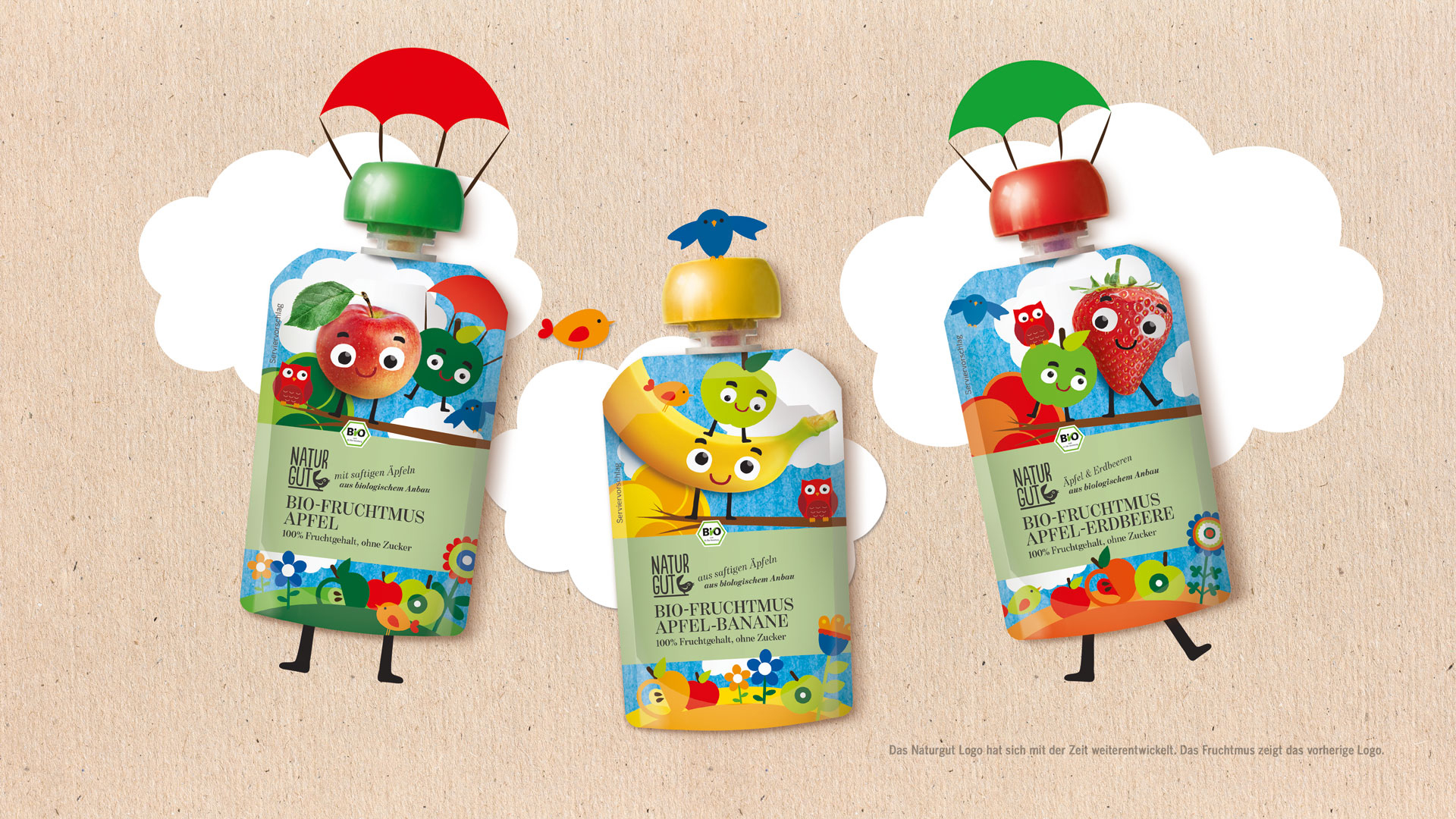 Verpackungsdesign für Penny Naturgut  Fruchtmus