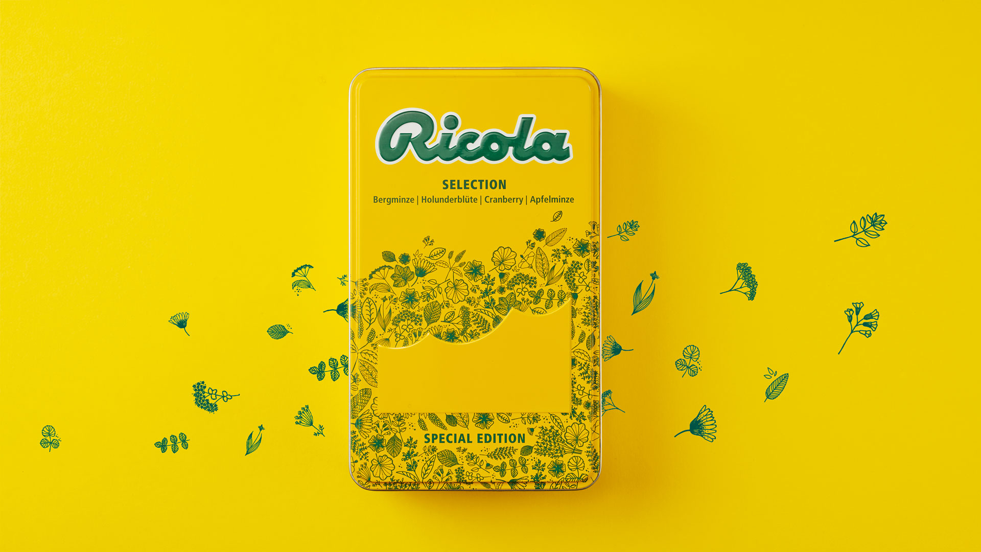 Verpackungsdesign für Ricola Selection Elbphilharmonie Special Edition
