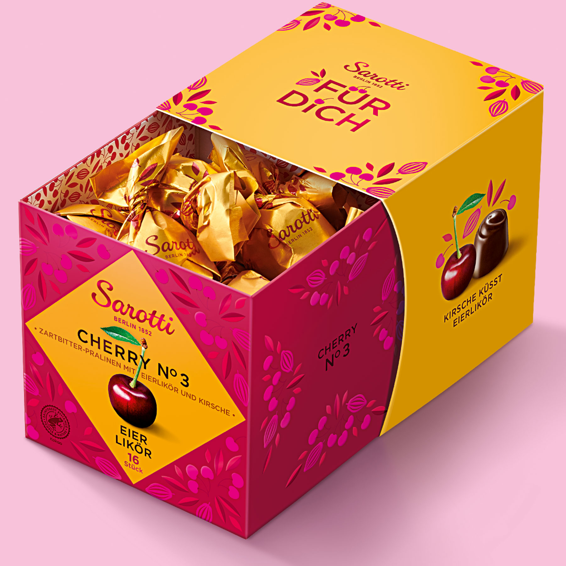 Verpackungsdesign für Sarotti Cherry no 3